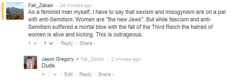 Women are the new Jews.